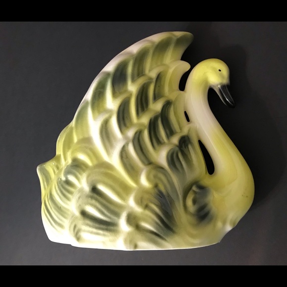 Vintage Other - Vintage Swan Flower Vase